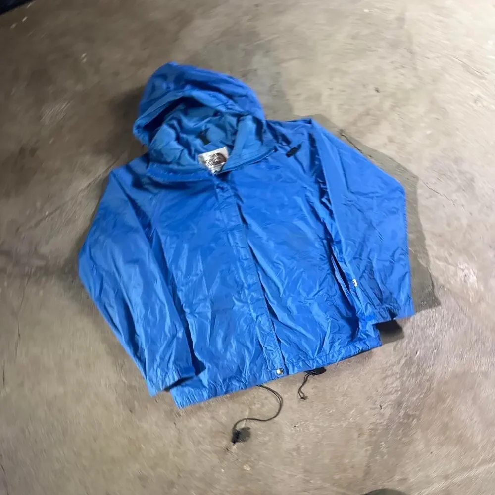 Vintage 80’s 90’s The North Face Blue Gore-Tex Rain Jacket